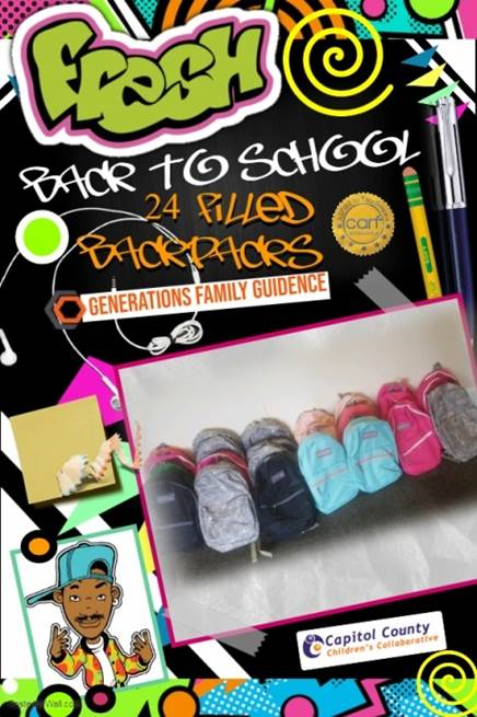 Generations Family Guidance Backpack Drive