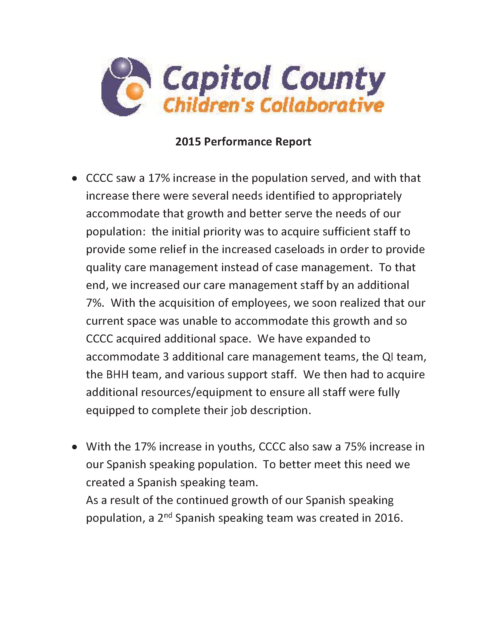 How We're Doing CCCC